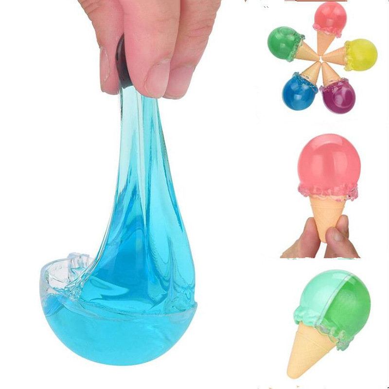 Ice Cream Crystal Slime Mud Diy Toy Gift Reliver Stress