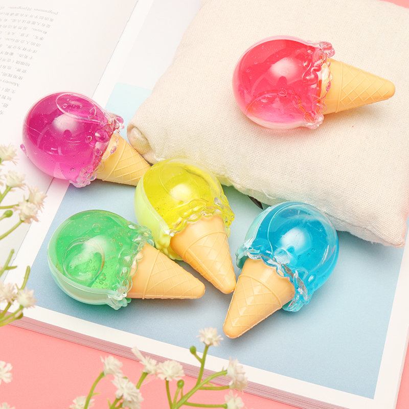 Ice Cream Crystal Slime Mud Diy Toy Gift Reliver Stress