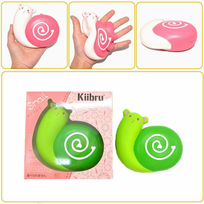 Kiibru Squishy Snail Jumbo 12cm Slow Rising Scented Αρωματική Συλλογή Δώρου Διακοσμητικό Παιχνίδι