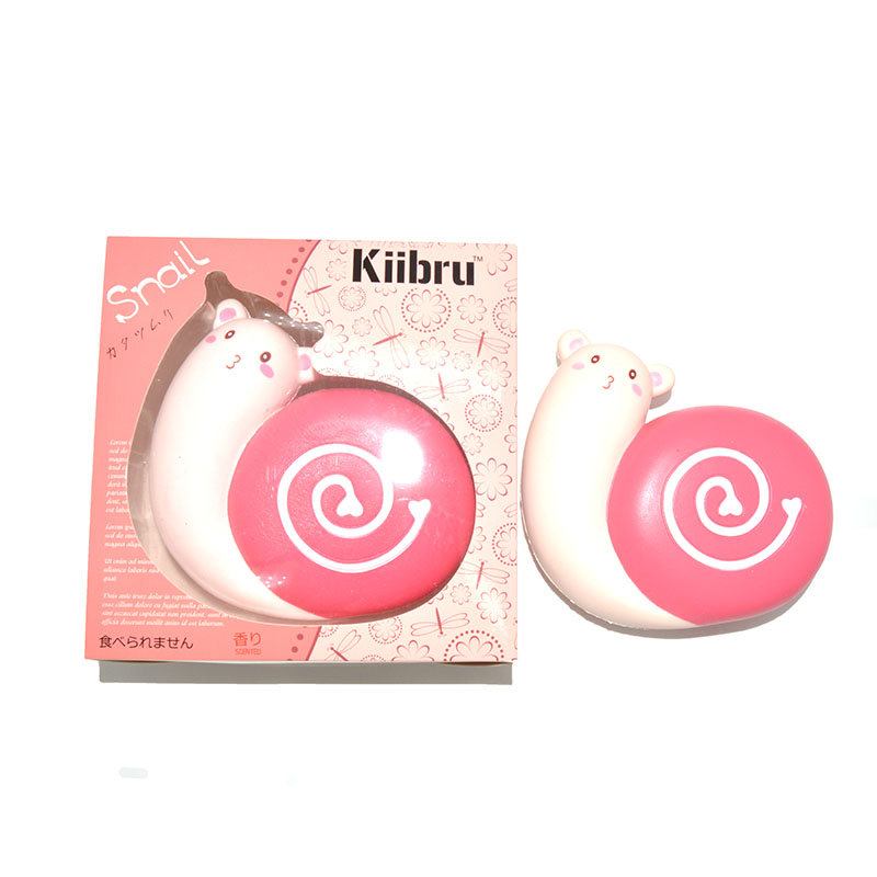 Kiibru Squishy Snail Jumbo 12cm Slow Rising Scented Αρωματική Συλλογή Δώρου Διακοσμητικό Παιχνίδι