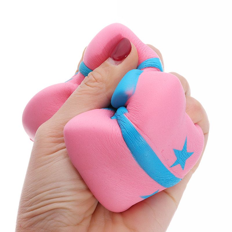 Κουτί Δώρου Κέικ Squishy Toy Δώρο Λουράκι Τηλεφώνου 7.5 Εκατοστών Αργή Άνοδο Με Συσκευασία Συλλογή Μαλακό Παιχνίδι