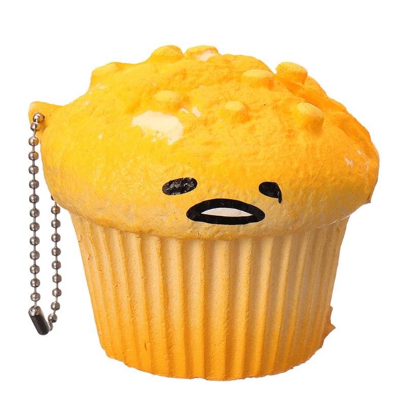 Lazy Egg Cupcake Squishy Toy Που Ανεβαίνει Αργά Με Τη Συσκευασία