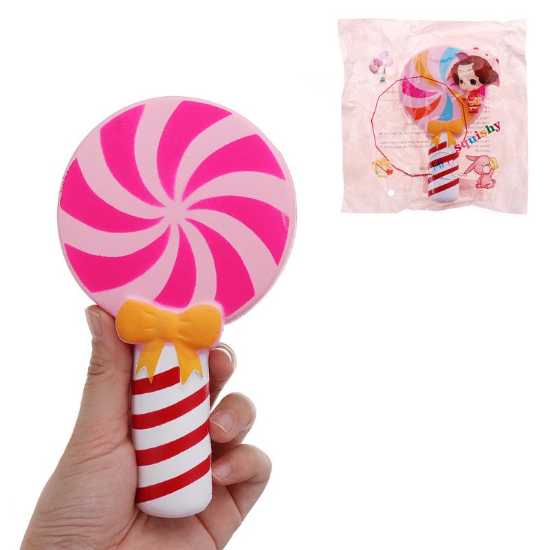 Lollipop Squishy Slow Rising Διακόσμηση Δώρου Με Συσκευασία