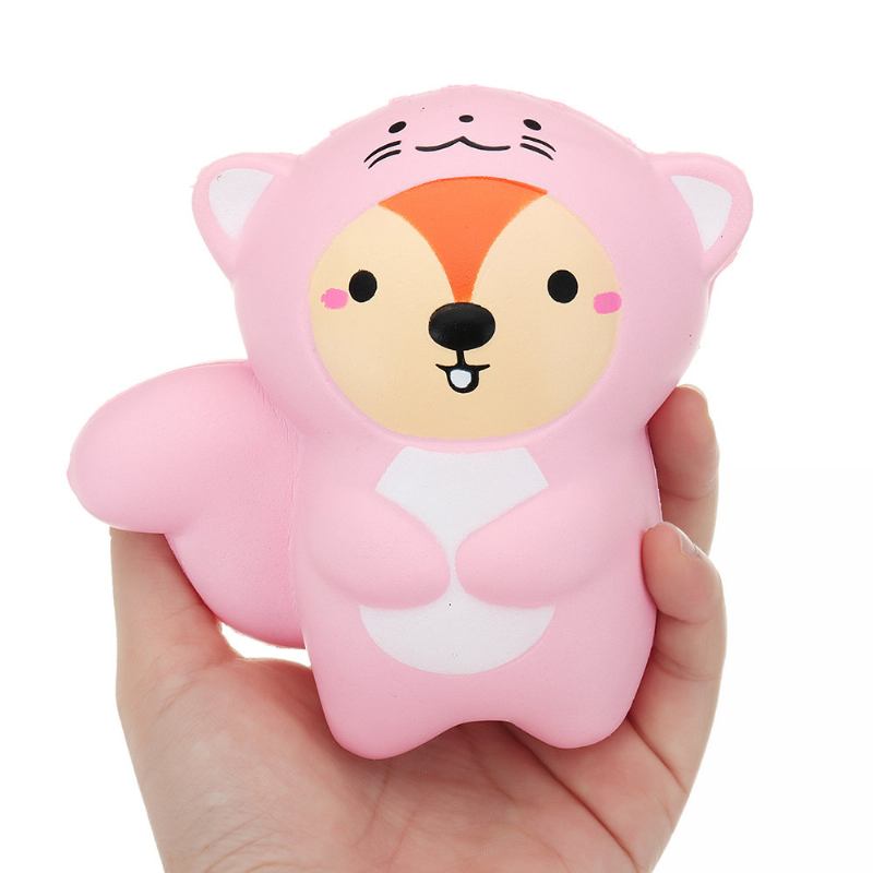 Μαλακό Παιχνίδι Δώρου Kawaii Tail Bear Squishy Slow Rising With Packaging Collection Gift