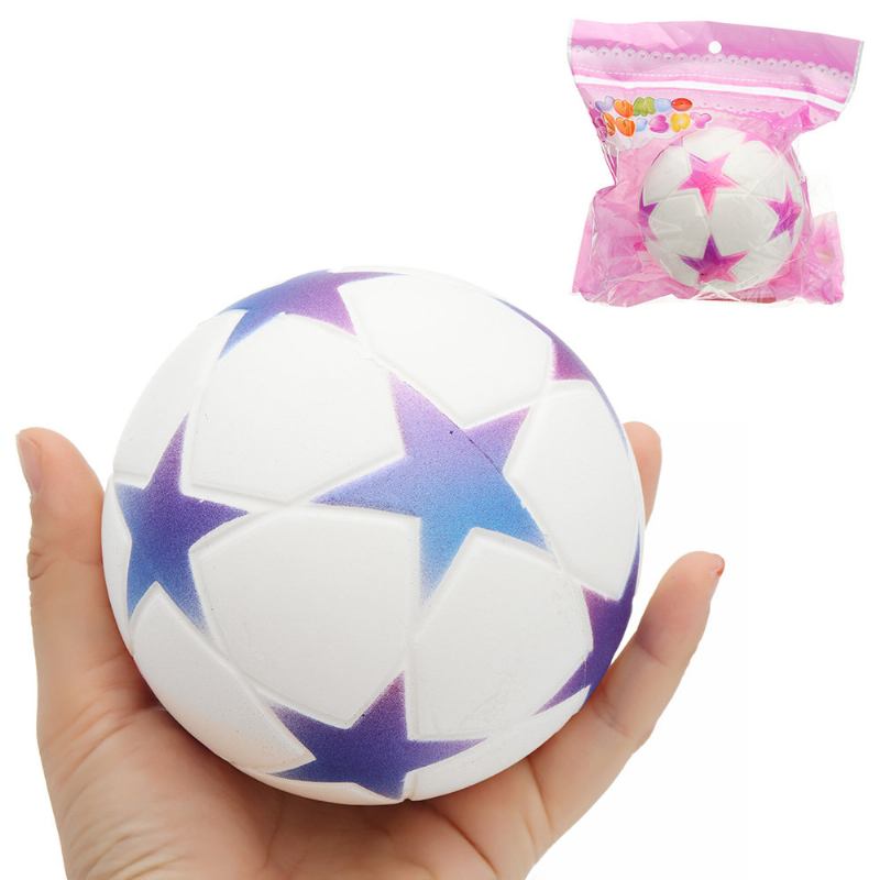 Μαλακό Παιχνίδι Δώρου Star Football Squishy Slow Rising With Packaging Collection Gift