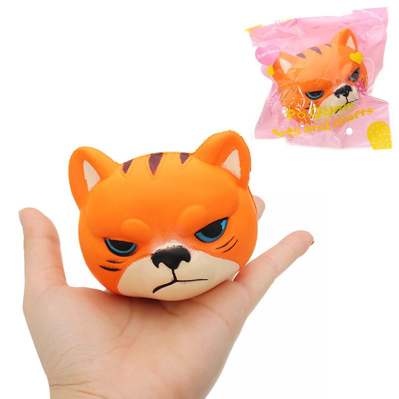 Μαλακό Παιχνίδι Δώρου Tiger Squishy Slow Rising With Packaging Collection