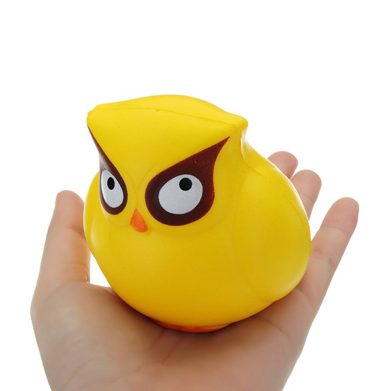 Μαλακό Παιχνίδι Με Συσκευασία Δώρου Yellow Owl Squishy Slow Rising Collection