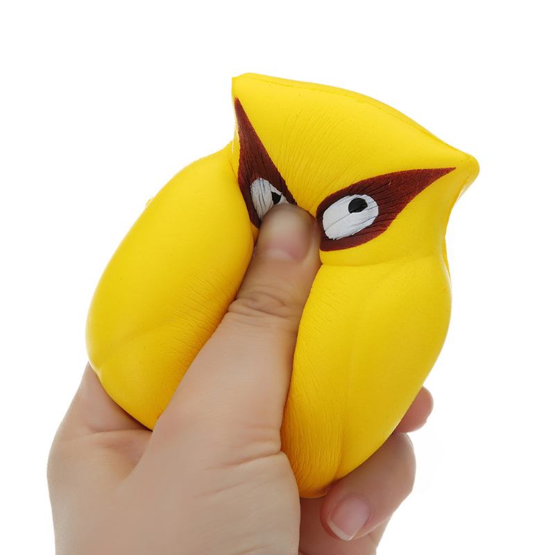 Μαλακό Παιχνίδι Με Συσκευασία Δώρου Yellow Owl Squishy Slow Rising Collection