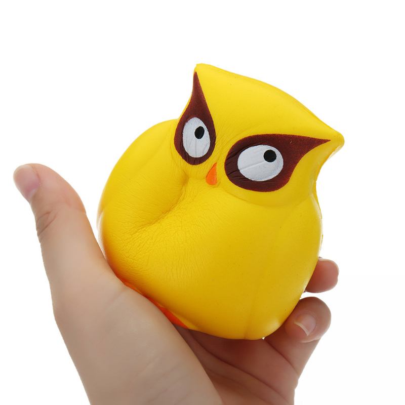 Μαλακό Παιχνίδι Με Συσκευασία Δώρου Yellow Owl Squishy Slow Rising Collection