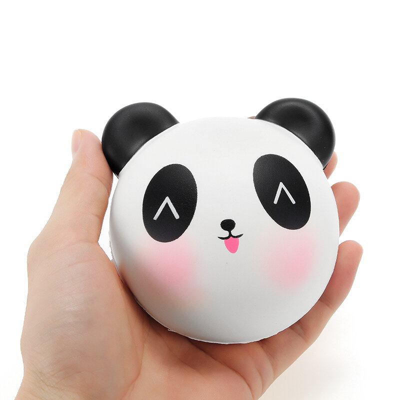 Meistoyland Squishy Panda Bun 8cm Slow Rising With Packaging Collection Gift Decor Μαλακό Παιχνίδι