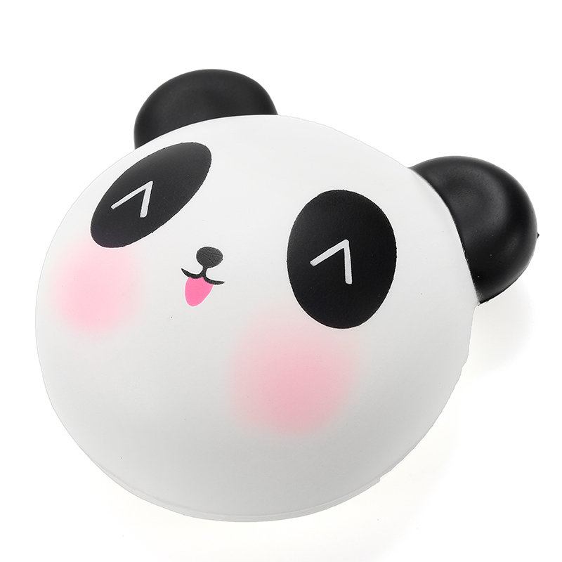 Meistoyland Squishy Panda Bun 8cm Slow Rising With Packaging Collection Gift Decor Μαλακό Παιχνίδι