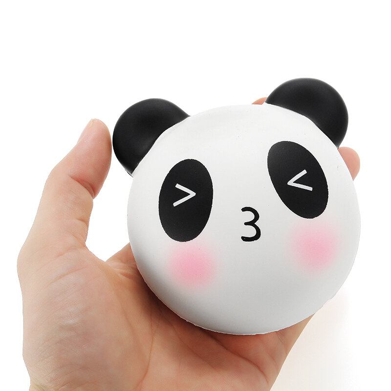 Meistoyland Squishy Panda Bun 8cm Slow Rising With Packaging Collection Gift Decor Μαλακό Παιχνίδι