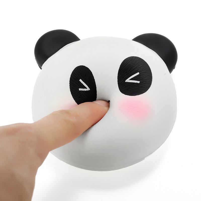 Meistoyland Squishy Panda Bun 8cm Slow Rising With Packaging Collection Gift Decor Μαλακό Παιχνίδι