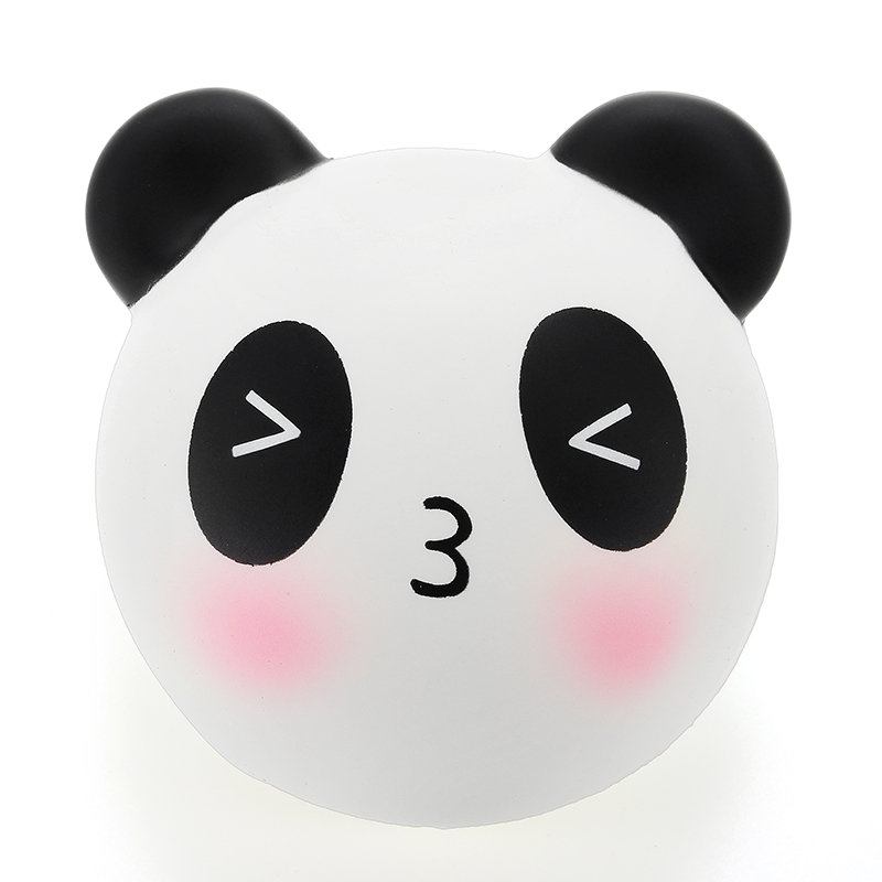 Meistoyland Squishy Panda Bun 8cm Slow Rising With Packaging Collection Gift Decor Μαλακό Παιχνίδι