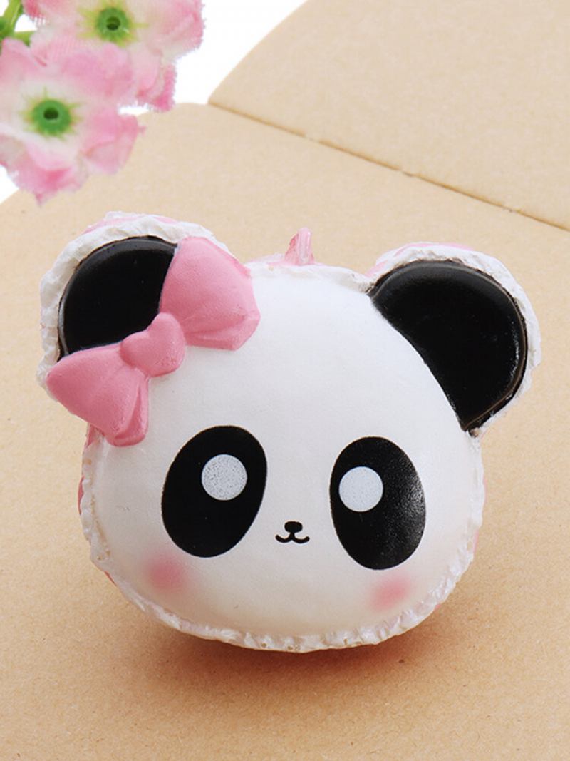 Panda Face Head Squishy Slow Rising With Packaging Collection Gift Μαλακό Παιχνίδι