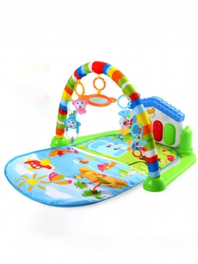 Πολυλειτουργικό 3 Σε 1 Νεογέννητο Μωρό Play Mat Music Piano Fitness Gym Activity Mat