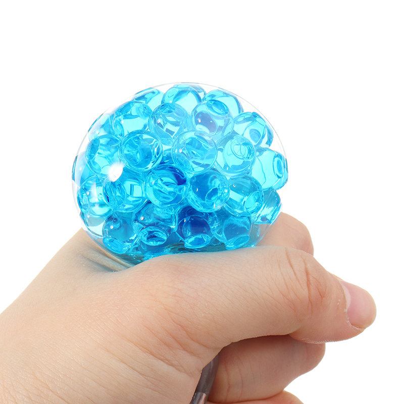 Πολύχρωμο Tofu Mesh Squishy Stress Reliever Ball Διασκεδαστικό Δώρο