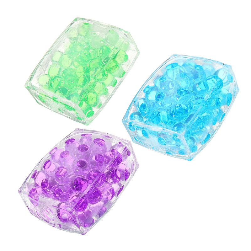 Πολύχρωμο Tofu Mesh Squishy Stress Reliever Ball Διασκεδαστικό Δώρο