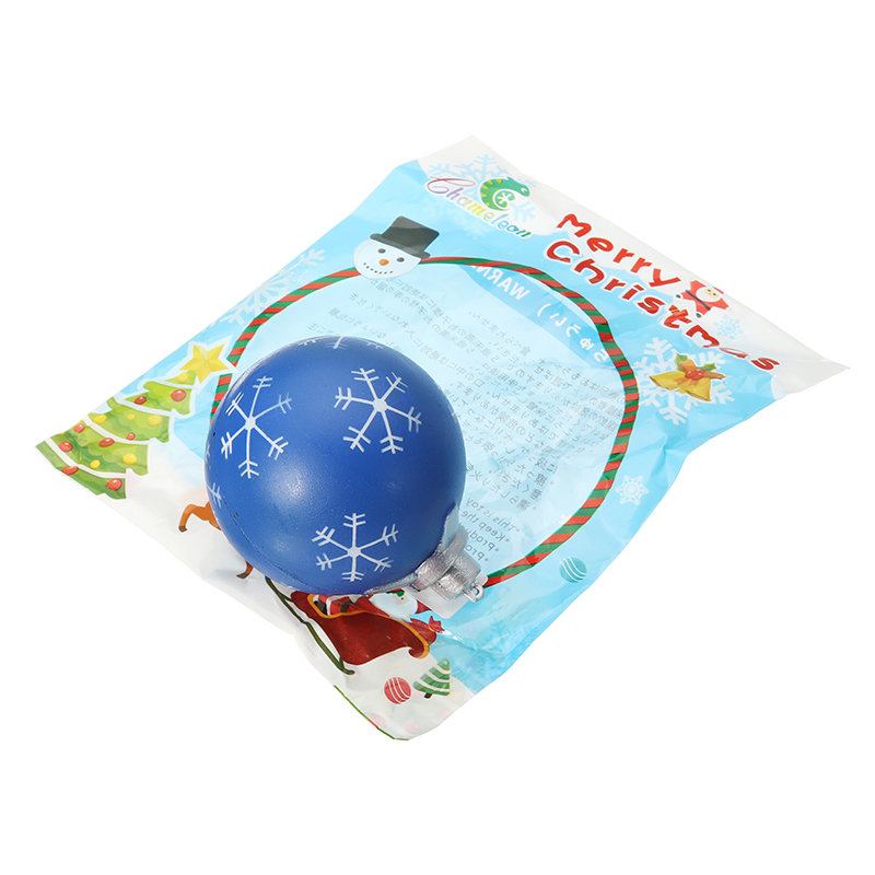 Pu Cartoon Χριστουγεννιάτικες Μπάλες Squishy Toys 9.5 cm Slow Rising With Packaging Collection Gift Soft Toy