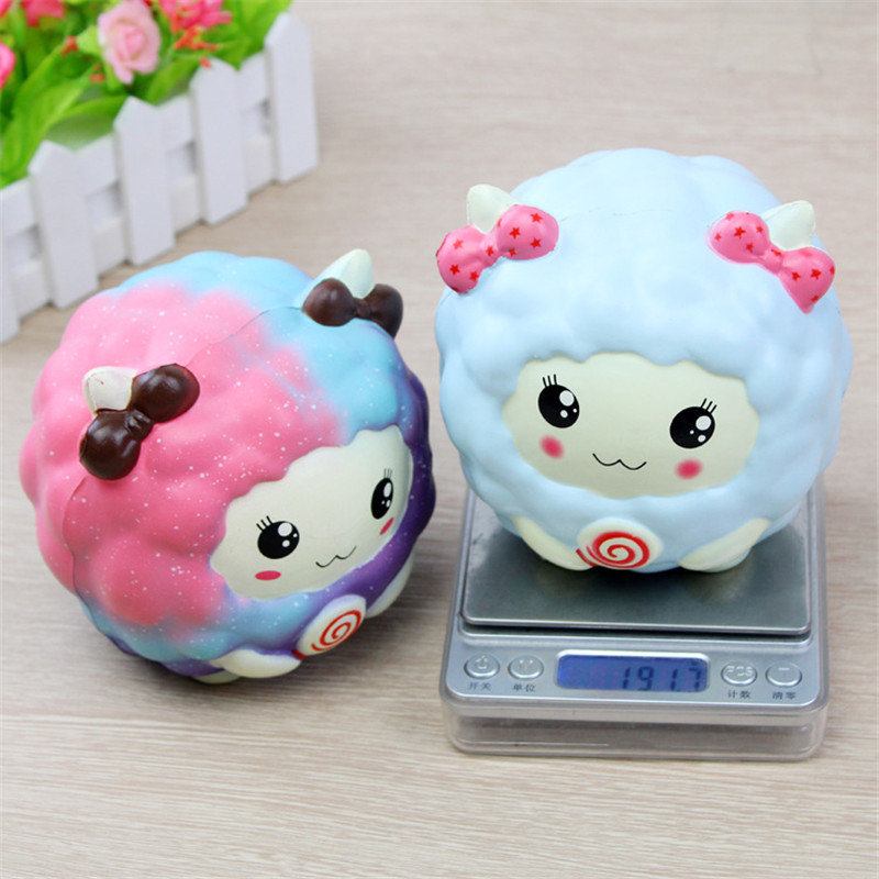 Pu Slow Simulation Sheep Model 12cm Rising With Packaging Collection Gift Soft Toy