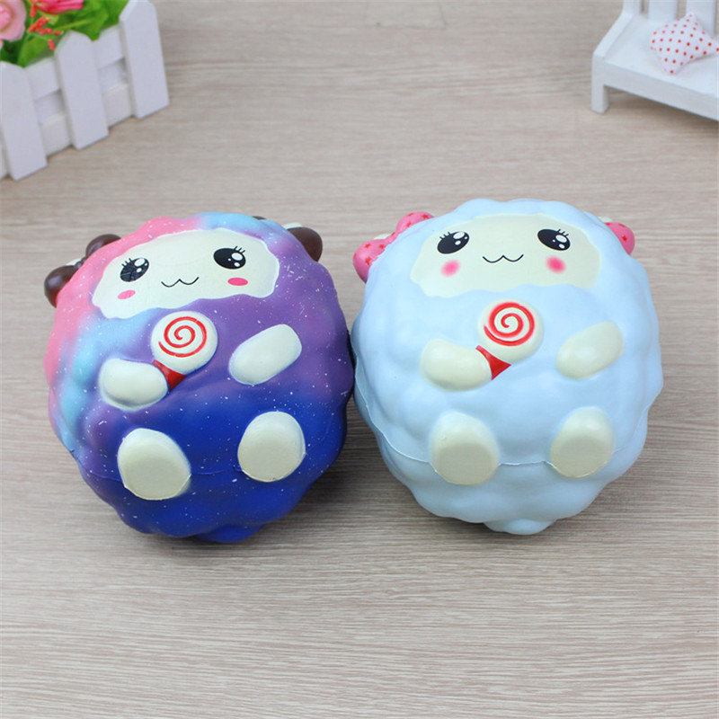 Pu Slow Simulation Sheep Model 12cm Rising With Packaging Collection Gift Soft Toy