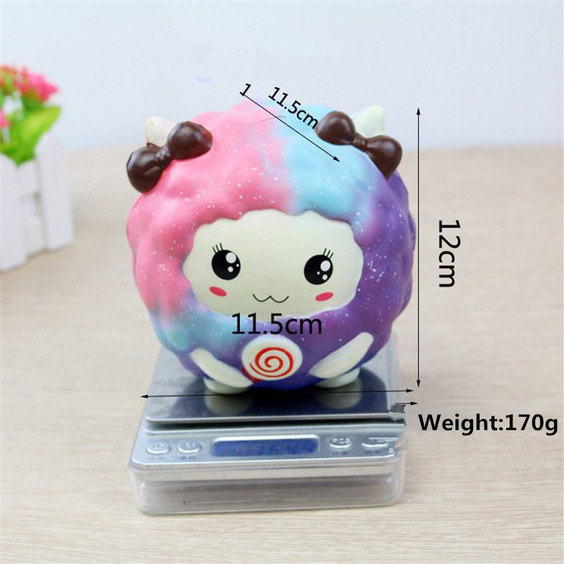 Pu Slow Simulation Sheep Model 12cm Rising With Packaging Collection Gift Soft Toy