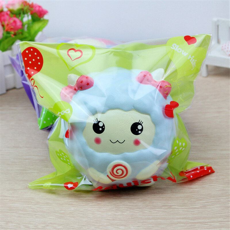 Pu Slow Simulation Sheep Model 12cm Rising With Packaging Collection Gift Soft Toy