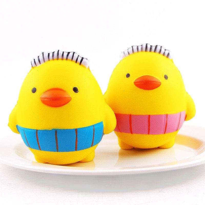 Sanqi Elan Squishy Cartoon Chick Chicken Baby10cm Αργή Ανατολή Με Συσκευασία Συλλογή Δώρου Παιχνίδι