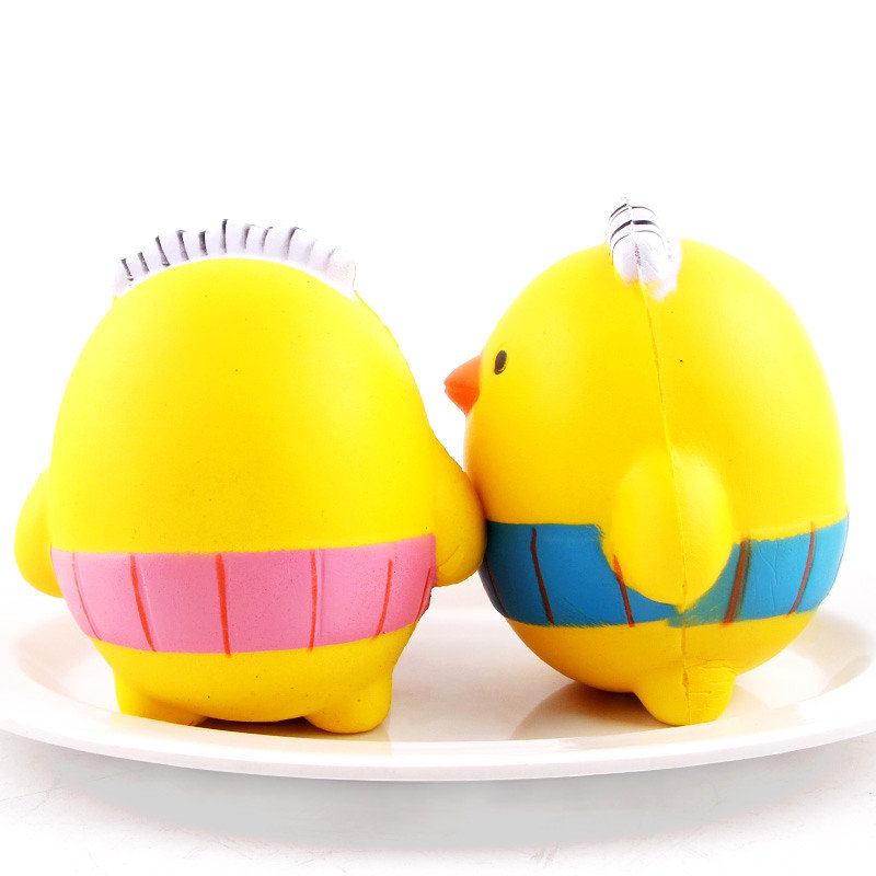 Sanqi Elan Squishy Cartoon Chick Chicken Baby10cm Αργή Ανατολή Με Συσκευασία Συλλογή Δώρου Παιχνίδι