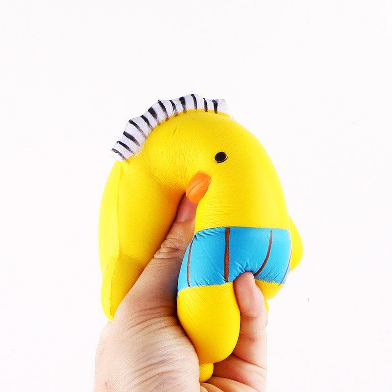 Sanqi Elan Squishy Cartoon Chick Chicken Baby10cm Αργή Ανατολή Με Συσκευασία Συλλογή Δώρου Παιχνίδι