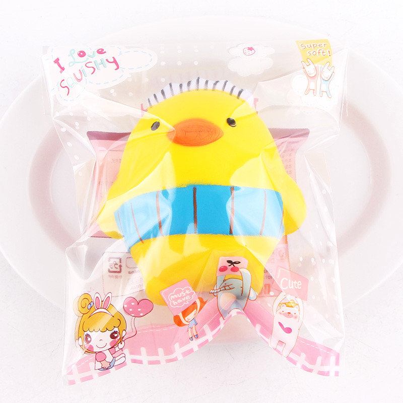 Sanqi Elan Squishy Cartoon Chick Chicken Baby10cm Αργή Ανατολή Με Συσκευασία Συλλογή Δώρου Παιχνίδι