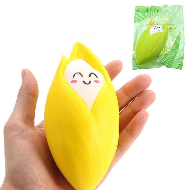 Squishy Baby Rice Jumbo Paddy Slow Rising With Packaging Collection Gift Decor Toy