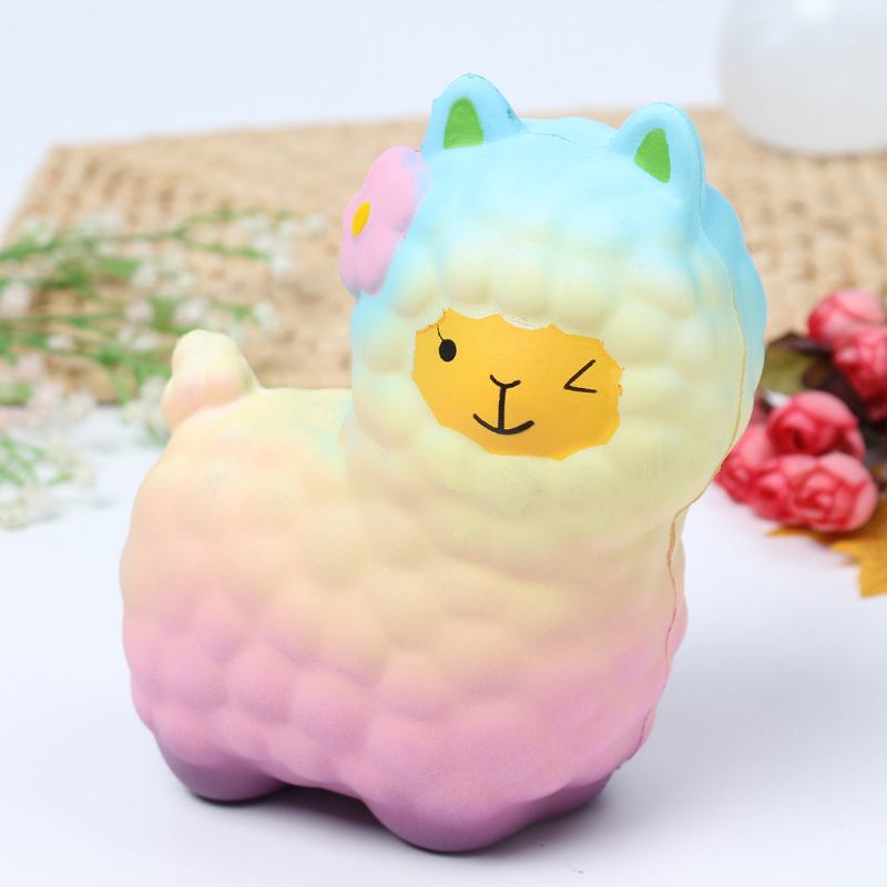 Squishy Cute Galaxy Alpaca Διασκεδαστικά Παιχνίδια Με Άρωμα Με Αργή Άνοδο