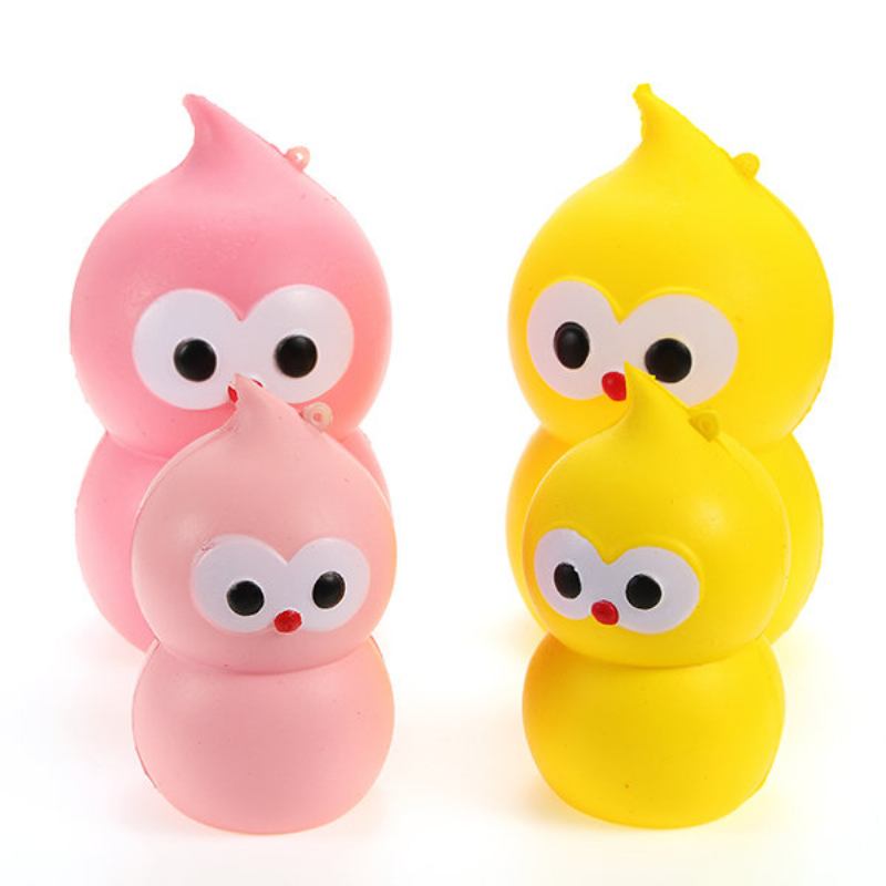 Squishy Gourd Dolls Parents Slow Kids Toy 13.5*7*7cm L Δώρο Για Παιδιά/ενήλικες Παιχνίδι Ανακούφισης Από Το Άγχος