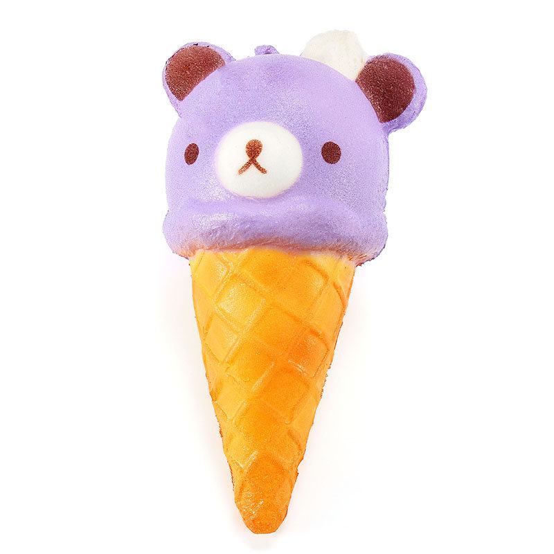 Squishy Ice Cream Bear Soft Slow Rising Collection Διακόσμηση Squish Squeeze Παιχνίδι