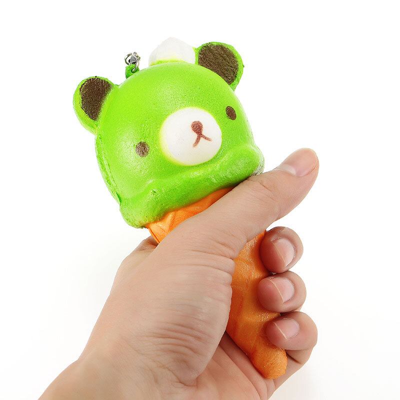 Squishy Ice Cream Bear Soft Slow Rising Collection Διακόσμηση Squish Squeeze Παιχνίδι