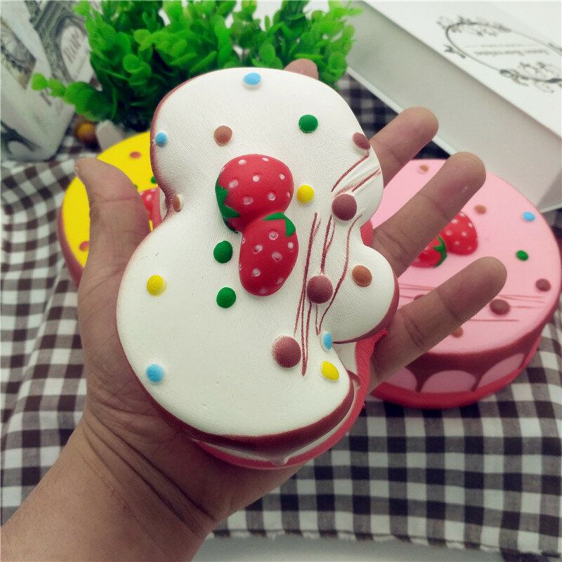 Squishy Jumbo Mousse Cheesecake 14cm Slow Rising Cake Collection Gift Decor Toy