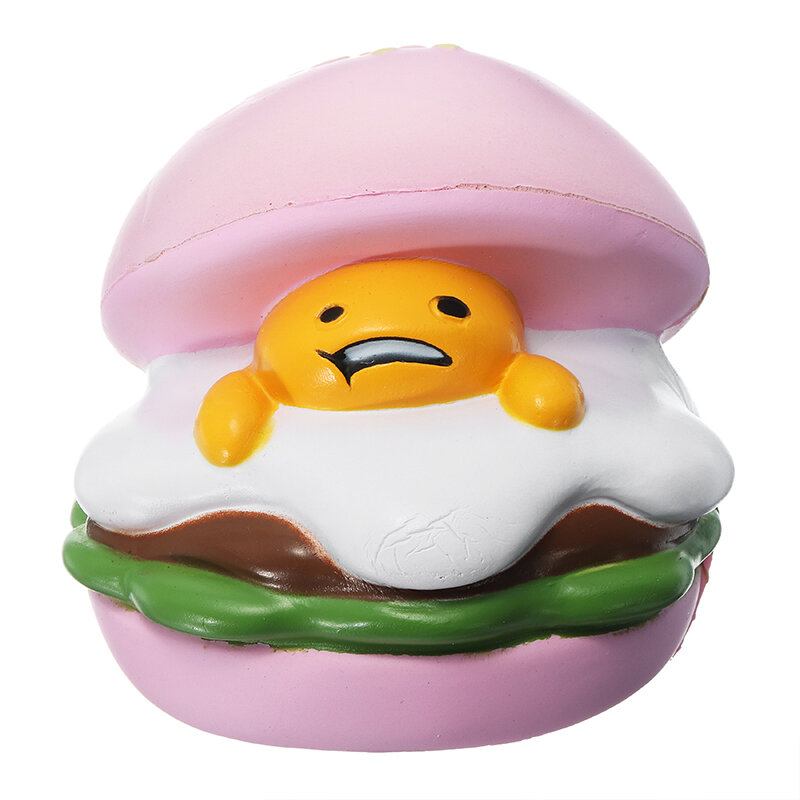 Squishy Lazy Egg Burger Slow Rising Cute Animals Cartoon Collection Gift Deocor Toy