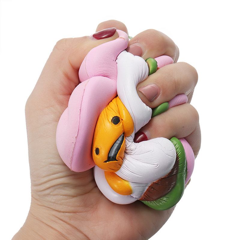 Squishy Lazy Egg Burger Slow Rising Cute Animals Cartoon Collection Gift Deocor Toy