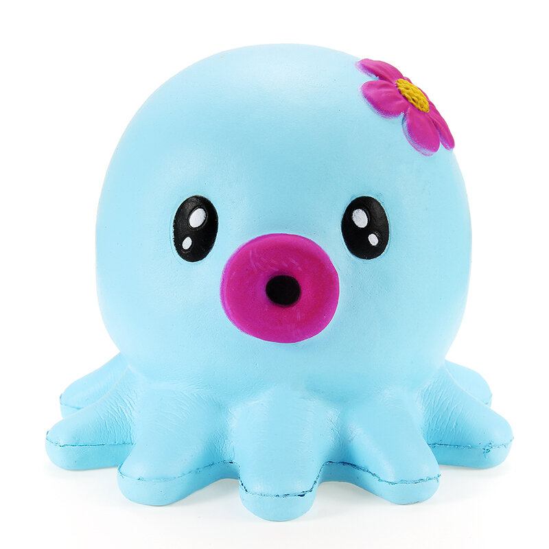 Squishy Octopus Jumbo 14cm Slow Rising Collection Διακόσμηση Δώρου Παιχνίδι Μαλακής Συμπίεσης