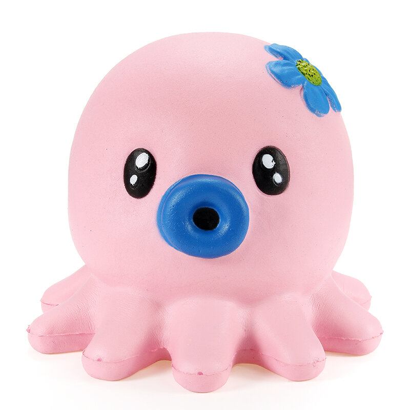 Squishy Octopus Jumbo 14cm Slow Rising Collection Διακόσμηση Δώρου Παιχνίδι Μαλακής Συμπίεσης