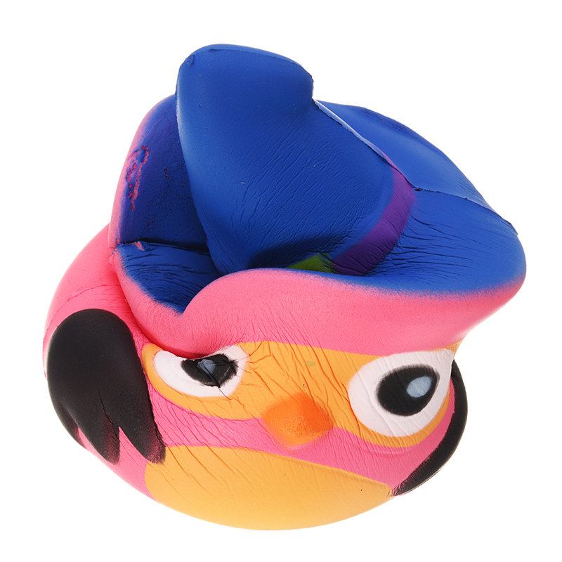 Squishy Pumpkin Bird Slow Rising Toy Kids Fun Gift Decor Phone Μενταγιόν