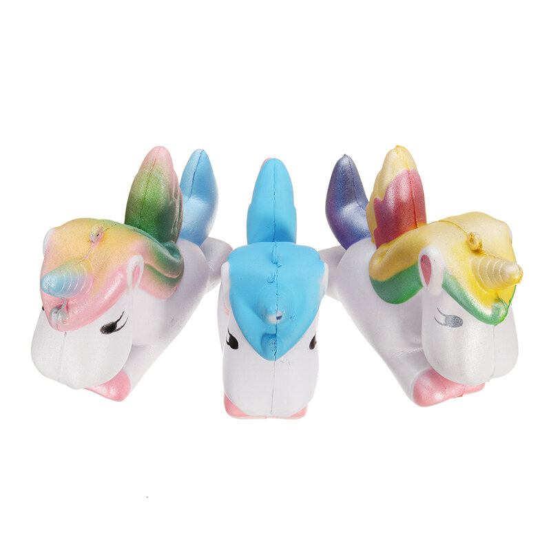 Squishy Unicorn Horse 13cm Πολύχρωμο Μαλακό Αργή Ανύψωση Χαριτωμένο Δώρο Διακοσμητικό Παιχνίδι Συλλογής Kawaii