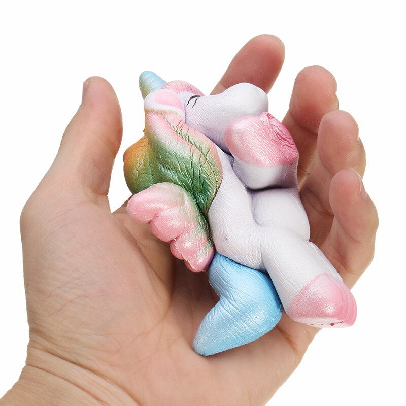 Squishy Unicorn Horse 13cm Πολύχρωμο Μαλακό Αργή Ανύψωση Χαριτωμένο Δώρο Διακοσμητικό Παιχνίδι Συλλογής Kawaii