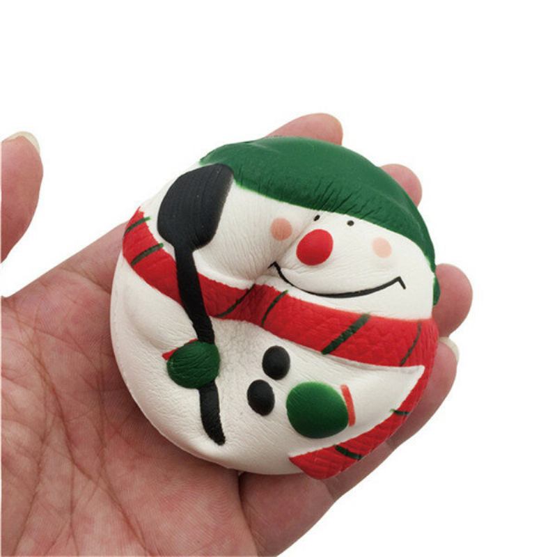 Squishyfun Squishy Snowman Christmas Santa Claus 7cm Slow Rising With Packaging Collection Δώρο