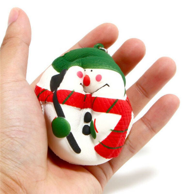 Squishyfun Squishy Snowman Christmas Santa Claus 7cm Slow Rising With Packaging Collection Δώρο