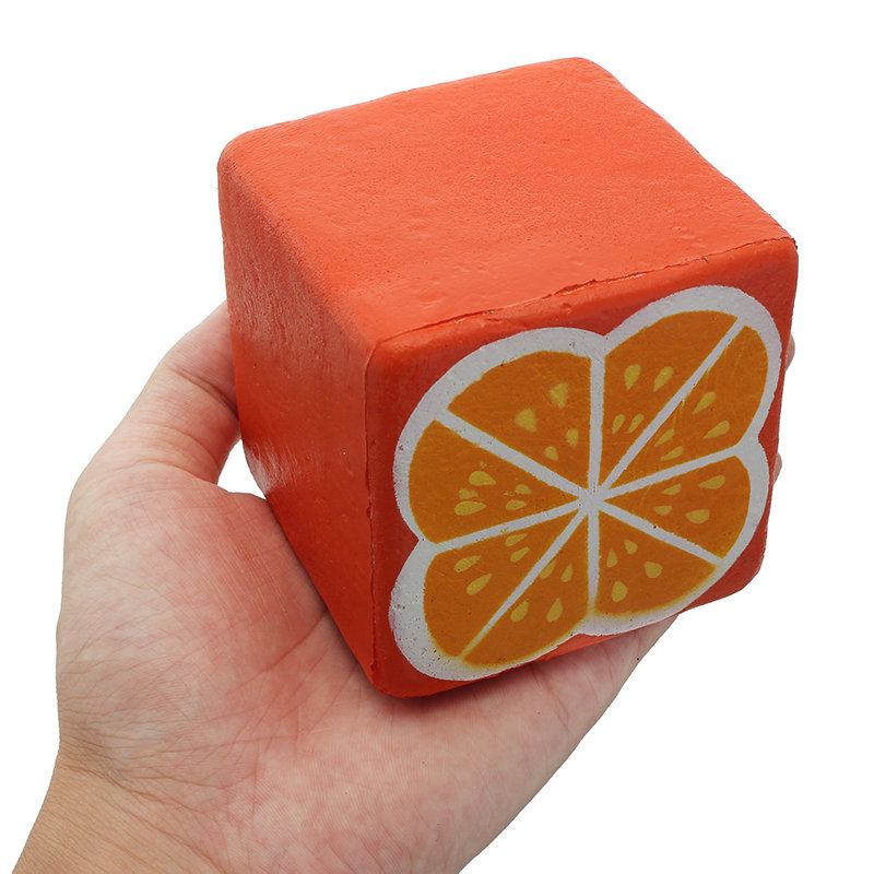 Squishyshop Orange Toast 7.5cm Ψωμί Squishy Soft Slow Rising Συλλογή Δώρου Διακοσμητικό Παιχνίδι