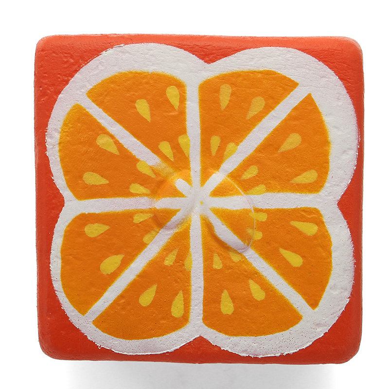 Squishyshop Orange Toast 7.5cm Ψωμί Squishy Soft Slow Rising Συλλογή Δώρου Διακοσμητικό Παιχνίδι