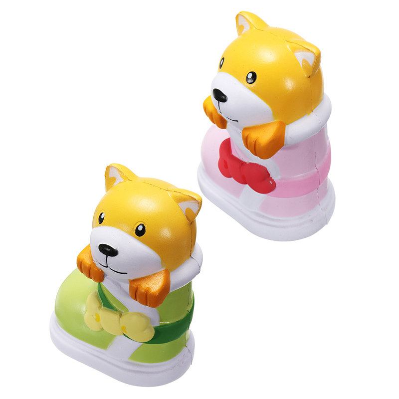 Squishyshop Puppy In Boots Jumbo Dog Shoes Squishy Slow Rising With Packaging Collection Διακόσμηση Δώρου