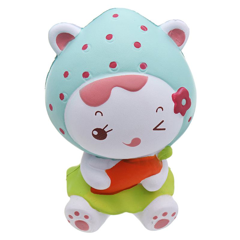 Strawberry Girl Squishy Slow Rising With Packaging Collection Gift Μαλακό Παιχνίδι